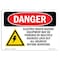 Signmission OSHA Danger Sign, 7" Height, 10" Width, Rigid Plastic, Electric Shock Hazard Equipment, Landscape OS-DS-P-710-L-2311 - alternate 1